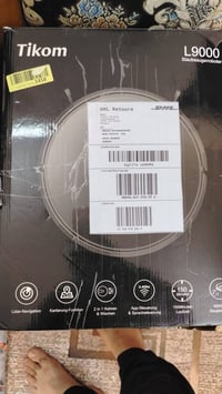 مكناسة روبورت غير مستخدمة نظام كنس ومسح  تشتغل على الباركورد هم البيع ...