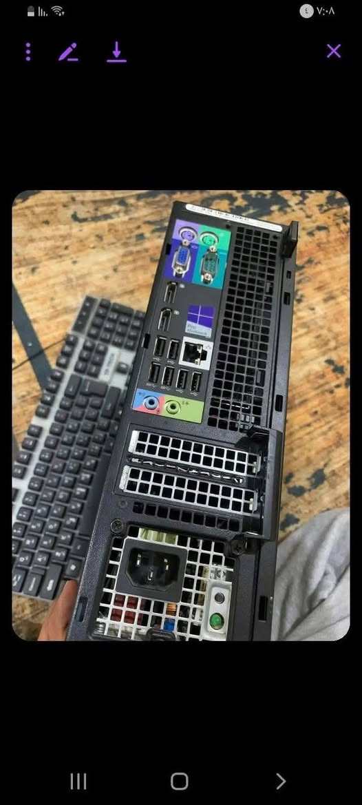 للبيع كيس Dell OptiPlex 7010 (حجم SFF الصغير) بحالة ممتازة وبسعر مناسب.
• المعالج: Intel Core i5-3470 (الجيل الثالث)
• الرام: 4G DDR3
• الهارد: HDD 250G
• كرت الشاشة: Intel HD 2500 (مدمج)
• المنافذ: 4 منافذ USB 3.0، و6 منافذ USB 2.0، ومنفذين DisplayPort، وقارئ أقراص DVD.
أشهر الألعاب الي يشغلها:
• GTA San Andreas, Minecraft, Counter-Strike,

يشغل كل نسخ رزدنت ايفل ماعدا ذني

• RE 4 Remake (نسخة 2023)
• RE Village (الجزء الثامن)
• RE 7: Biohazard
• RE 2 Remake & RE 3 Remake


**إذا كنت صاحب هذا الإعلان وتريد حذفه لأي سبب، رجاءا أرسل رسالة إلى الدعم الفني**