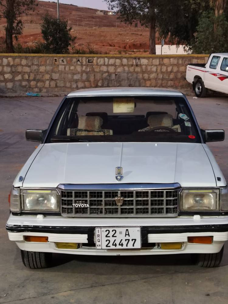 تۆیۆتا سوپەر ساڵۆن 1985 گێڕ ئۆتۆماتیک
ڕەقەم ئەسلی ، تەبرید بەشەرت
بەجوانی ماوەتەوە 4تایەی تازە بۆبەستراوە
سەنەوی و ژینگەی نوێیە 
ڕەقەم و هەزەی نوێیە توندو تۆڵە بێ مەسرەفە
***********ڤایبەر وەتس ئەپ
***********لەشاری کۆیەم
65وەرەقەو مەجالێکی کەم كويسينجاك, أربيل
