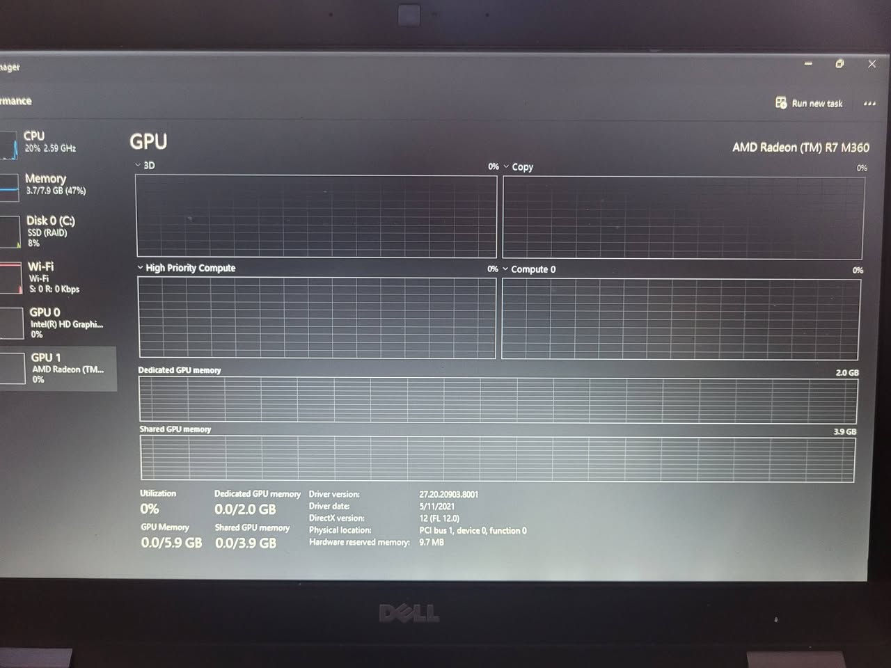 Dell latitude E5470  السعر 200 الف
I5 6440Hq جيل السادس

Ram 8gb الرام ٨

Gpu r7 amd radeon m360 2gb كرت شاشة خارجي

Gpu intel graphics HD 530 4gb كرت شاشة داخلي

Sandisk m.2 128 هارد 

مشغل عليه العاب مثل gta v و battlefield 1 و skyrim v و alan awake و dark souls remastered

الجهاز بي مكانين هارد m.2 اني مستخدم واحد فقط

كل المواصفات بالصور

بي اضرار خفيفة بالشاصي السماعة بيه مشكلة لكن الجهاز شغال بدون مشاكل اي استفسار اني بالخدمة

مكاني بغداد حي البتول ماعندي توصيل اعتذر رقمي

***********
