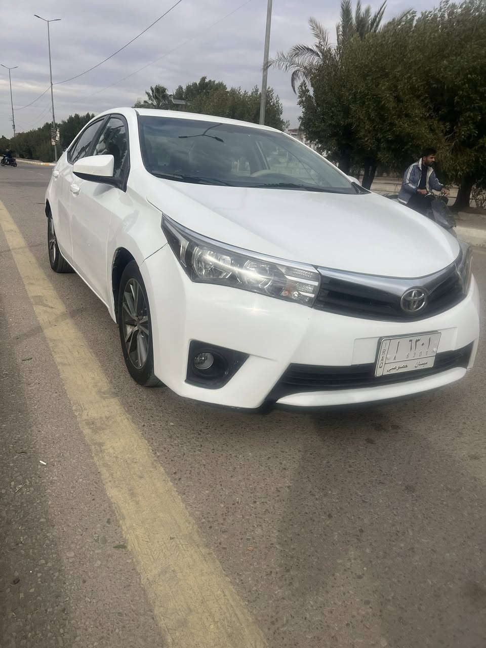 السلام عليكم 
كورلا 2014امريكي جاهزه حداديه سنويه لل ٢٠٢٧ كير مكينه حداديه السعر ١٠٠ وبيها مجال جاهزه سياره رقم تليفون ‭٠٧٧٦ ٦٣٦ ٤٩١٩‬ووسونار موجود بيها صبغ
