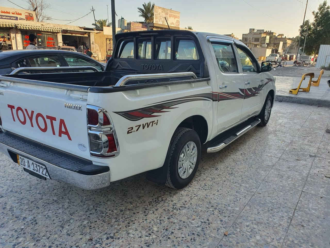 بيكم تيوتا موديل ٢٠١٤.  رقم ديالي انكليزي سياره مكفوله كفاله عامه  استخدام شخصي مكينه كير وضع الشركه تبريد ثلج  غرفة السياره وضع شركه تخم تاير شركه. فول اوتماتيك.  سياره بأسمي تحويل ثاني يوم  سنويه ل٣٠.  بيها كد اصبعين طخه. بك لايت الخلفي فقط. سونار موجود بالمنشور.   السعر المطلوب ٢٣٨ ورقه بيها مجال *********** . سياره مال جناي.  مكان بغداد مدينة الصدر الحبيبيه قطاع ١
