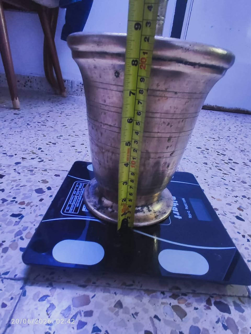 سلام عليكم حبايبي توفر هاون بغدادي مشطب قياس 22سم الوزن 11وشويه
اليده ارتفاع 37سم الي فيده سعره بلخاص والي شوف منشوري مضوجه يعبره وجزاكم الله خيرا


**إذا كنت صاحب هذا الإعلان وتريد حذفه لأي سبب، رجاءا أرسل رسالة إلى الدعم الفني**