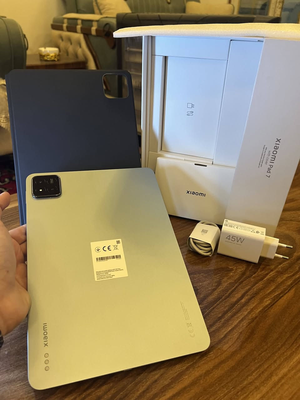 ايباد شاومي باد 7 مستعمل نضافة درجة اوله خدش مابي وجديد مداخل صيانه وغراضه الاصيات مالته ويا السعر 360 وبي مجال خفيف للطيبين رقمي***********
