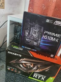 Pc للبيع I5 10400 مبرد غازي كولر ماستر  H510 Ram 16g 2×8 corsair 3200 ...