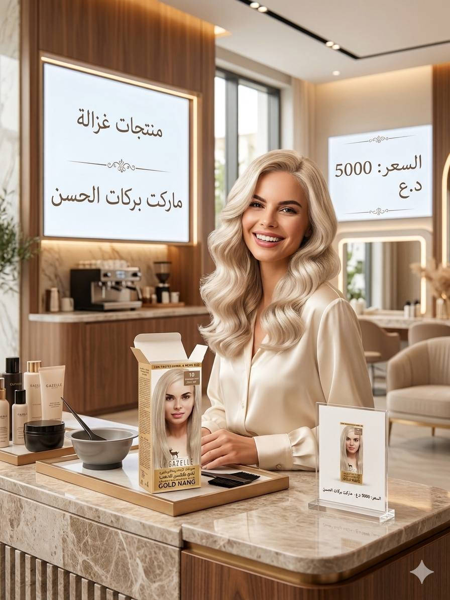 ماركت بركات الحسن
متوفر 
صبغ الشعر 
العنوان مجمع الدوح الشارع العام الحولي نزلة ابن يقطين 
للاستفسار الاتصال او المراسلة 
***********
***********
