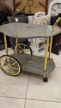 🌷﷽ 🌹 غير شامل التركيب  85 الف  عربة خشب الهيكل حديد طلاء ثابت اصباغ حر...