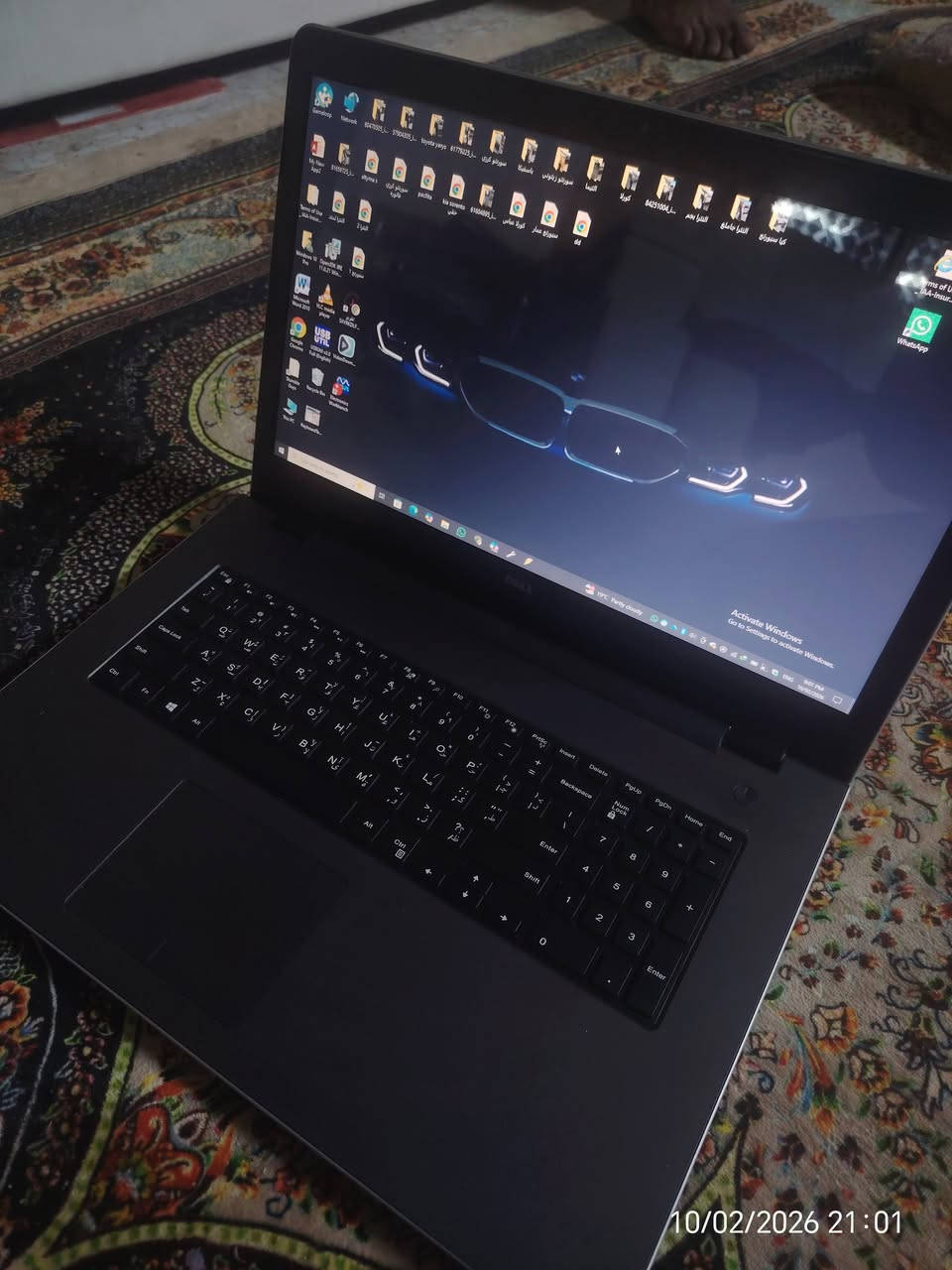 سلام عليكم خوان لابتوب DELL جيل 6 للبيع او المراوس
 لابتوب شوفه عينك نضافه 90% بلميه وممستخدم قليل
حجم شاشه 17 انش وباقي مواصفاته نهايه الصور
سعر  250
للاستفسار ***********
🚧اخوان ممتواجد عل فيسس🚧
