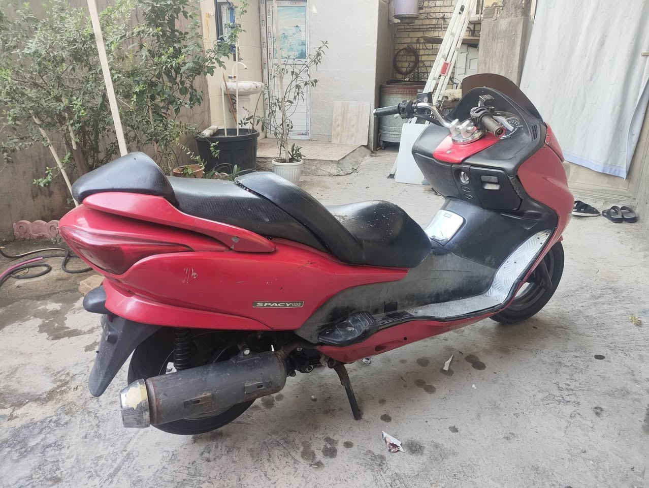 فورزا 08للبيع مكينه مجفته درجة اولى دراجه حلوه حساس ستان حماوه ثابته تايرات جدد كلشي شغال بيها سعرها 650وبيها مجال مكاني بغداد نهايه حي اور ***********
