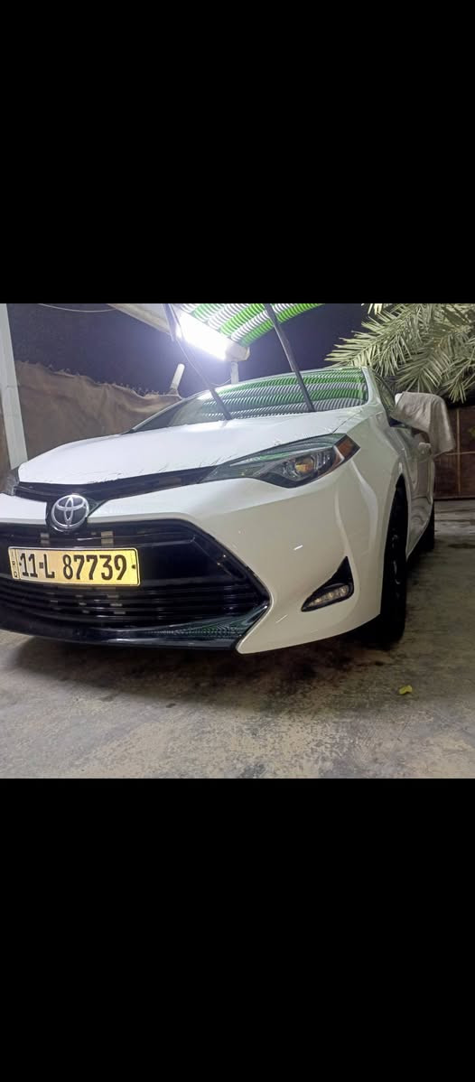 السلام عليكم كورلا موديل 2018 وارد امريكي رقم بغداد بأسمي سنويه حادث بابين عكس السائق  ماكان السياره المحموديه السعر 125$
***********
***********
