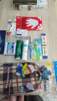 كيس حراري • صابونه دوف • فرش أسنان