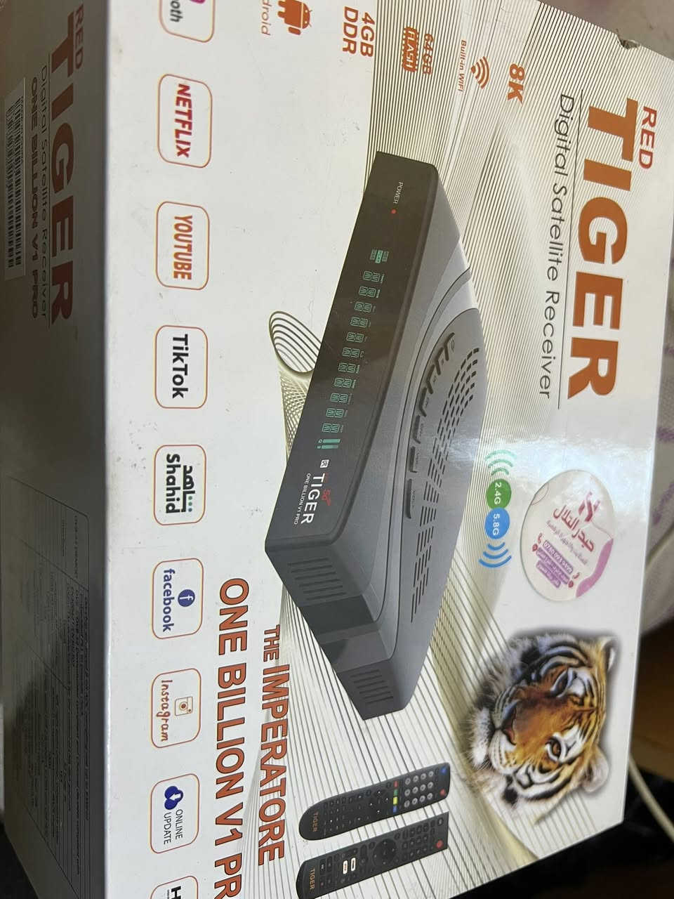 ريسيفر تايكر وان بليون بي اشتراك vipالى ٢٠٢٧ مع كامل ملحقاتة بدون كارتونة


**إذا كنت صاحب هذا الإعلان وتريد حذفه لأي سبب، رجاءا أرسل رسالة إلى الدعم الفني**