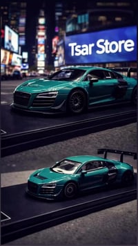 متوفر الان  Audi R8 LMS ULTRA  حجم 1:64  السعر 25 دولار   للتواصل داير...