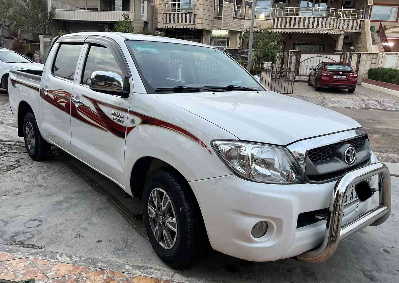 للبيع تويوتاهايلوكس موديل 2009رةقمةسليمانية بسمي سةنةوية جديدة سيارة ئوتوماتيك سونةر بي سعرة 178$مكان كلار ***********
