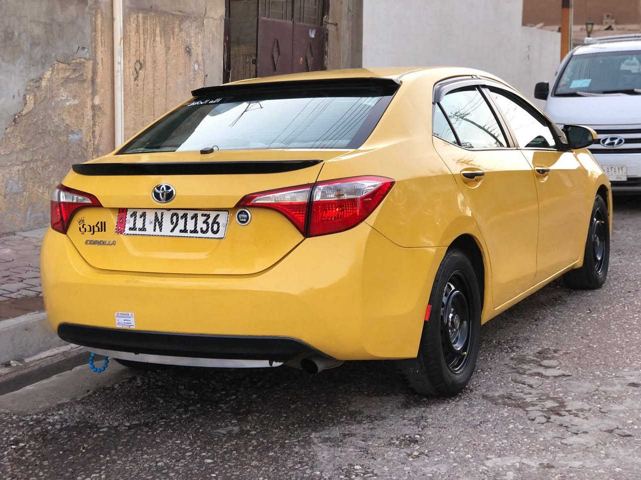 سلام عليكم كورلا 2014🎖️
( بغداد بسمي) رقم دولي مشروع وطني دفتر بانزين ✅
تخم ويل وتاير جديد صدر امامي خلفي✨
 دوشمه سياره مابيه نقص برغي جاهزه 
السعر (136$ )وبيه مجال وكلشي اكو بل سوك 
للاتصال (***********)☎️
