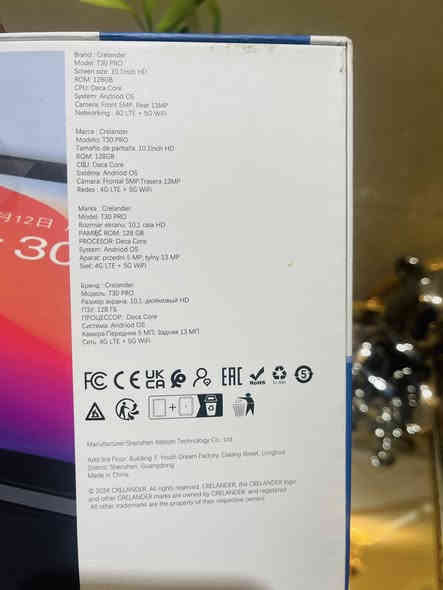 تابلت دبل سيم كارت اتصال ذاكره ١٢٨ فايف جي قطعه تخبل جديده غير مستخدم حجم ١٠ انج نظام اندرويد كامرا اماميه ٥ ميجابكسل خلفيه ١٣ ميكا غراضه كامله توصيل متوفر 
***********
