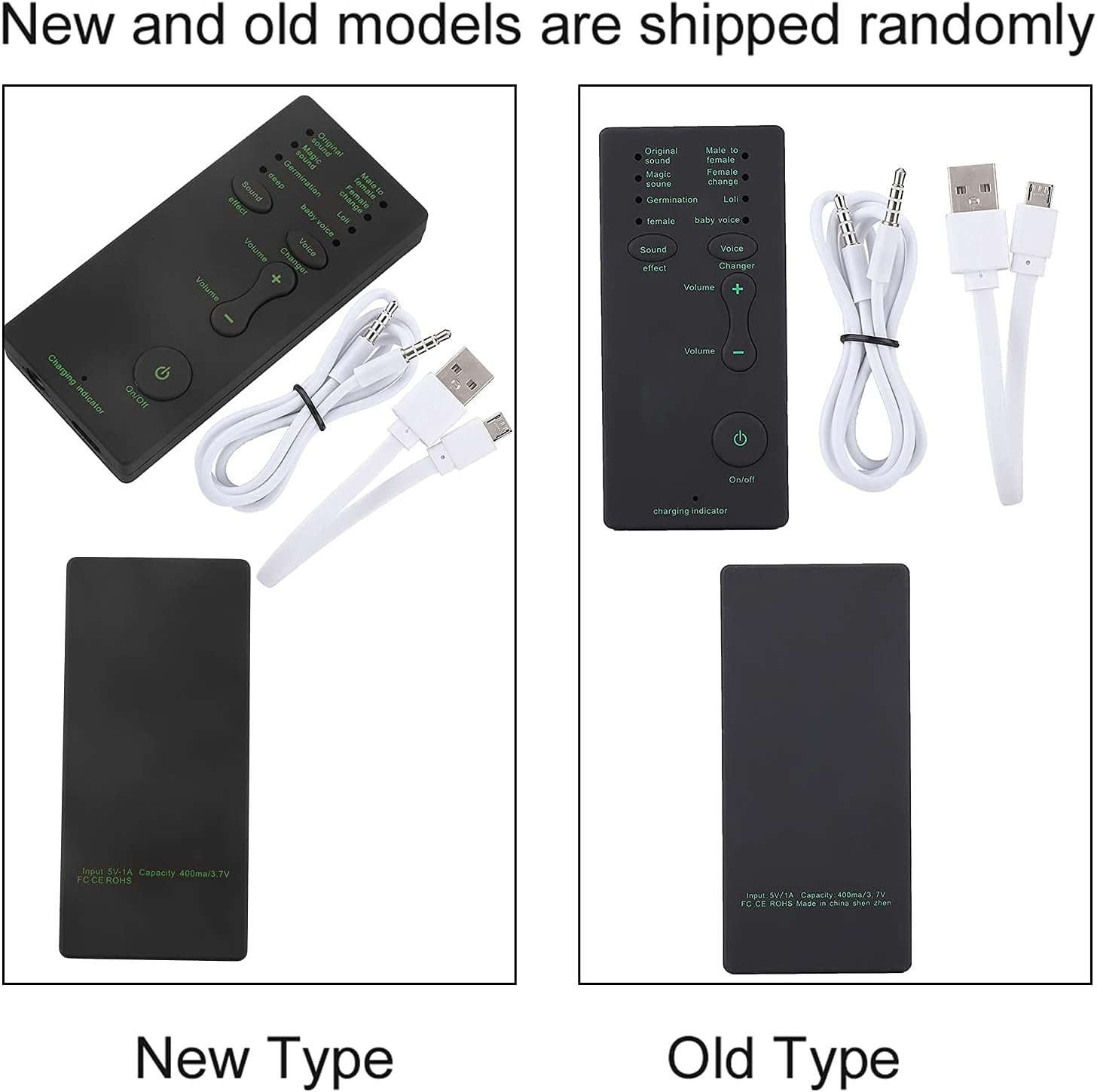 تغيير الصوت: 
• استمتع بتغيير صوتك إلى أي صوت تريده، من ذكر عميق إلى أنثى رقيقة، أو حتى روبوت!
• الترفيه:
• أضف لمسة مرحة إلى محادثاتك مع الأصدقاء أو زملاء العمل، أو استخدمه أثناء لعب ألعاب الفيديو لزيادة المتعة.
• الخصوصية:
• حافظ على خصوصيتك أثناء المكالمات أو الدردشات عبر الإنترنت، أو استخدمه لإخفاء هويتك.
• الإبداع:
• جرّب أصوات مختلفة لتقديم عروض مسرحية أو كوميدية، أو استخدمه لصنع محتوى إبداعي فريد على الإنترنت.
• *تفاصيل سريعة*
• المادة المصنوع منها : البلاستيك ABS . كربلاء, العراق


**إذا كنت صاحب هذا الإعلان وتريد حذفه لأي سبب، رجاءا أرسل رسالة إلى الدعم الفني**
