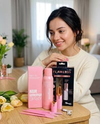 تصفية البشرة • جهاز Flawless • وداع الشعر الوبري