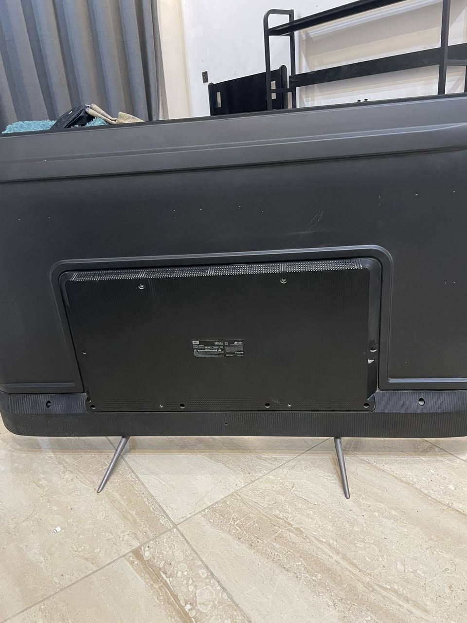 السلام عليكم و رحمة الله و بركاته
متوفر TV شاشة TCL بوصة 55 , 4K , 120hz

الشاشة نظيفة و اي خلل ما بيها و غراضها وياها و صوتها عالي و دقتها مرتبة

السعر : 875 الف دينار و قابل للتفاوض 

للتواصل على الرقم التالي : ***********
