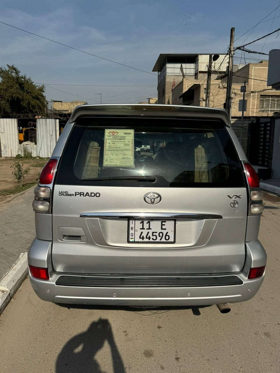 السلام عليكم
برادو 2008

خليجي

مكفولة كفالة عامة لا صبغ ولا ضربه

نضام جكات

ثلاجه

فتحه

مري شفط

كشن جلد

كشن كهرباء 

٧راكب

سته سلندر

منظومة زنون

صدر جديد 

مواصفات الفول

***********

***********
مكاني بغداد
