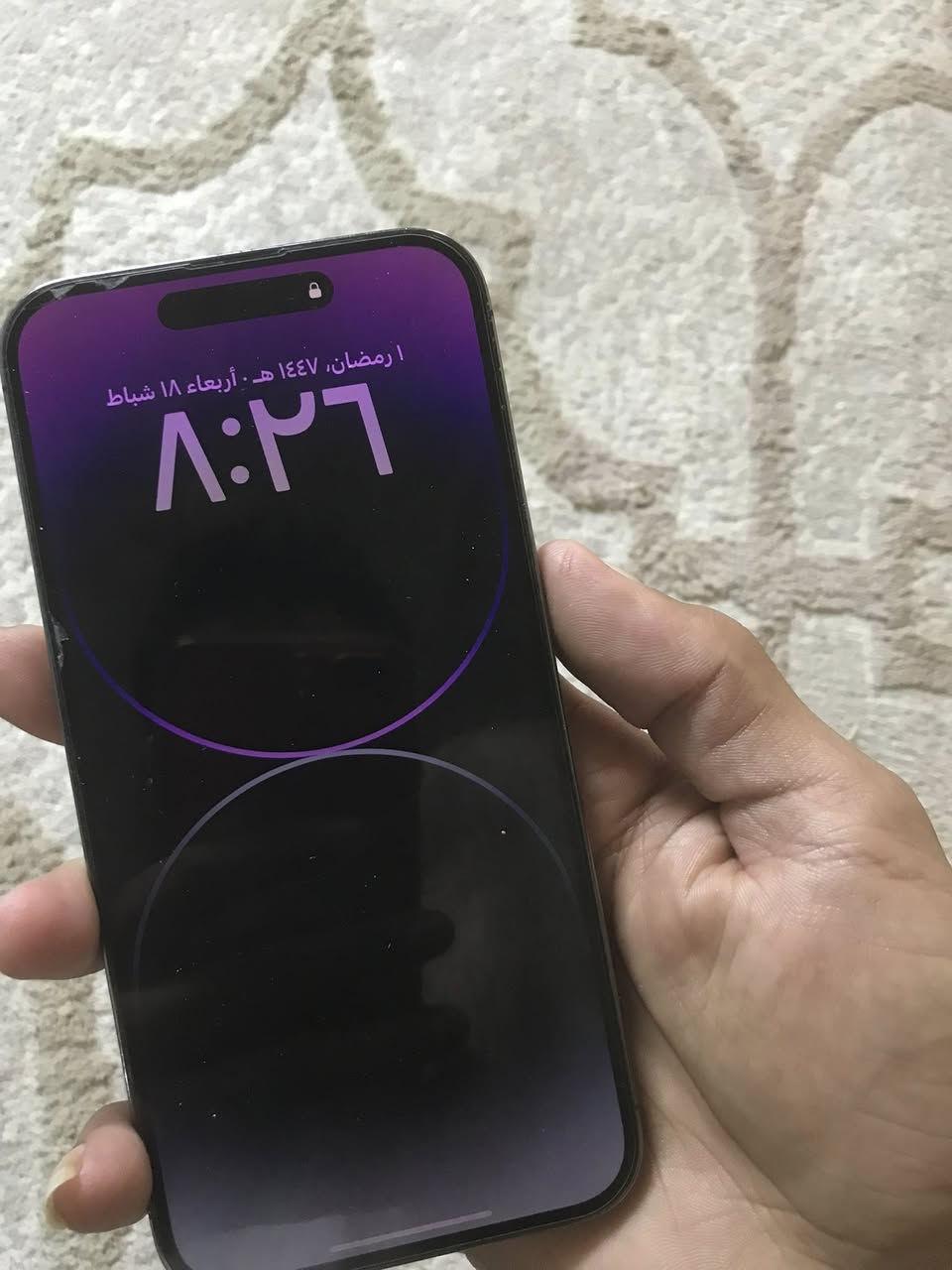 14 برو ماكس شرق اوسط ذاكره 256 بطاريه ٧٩ الجهاز مستبدل بي كامره مكفول من اي خلل كارتونه موجود استخدام شخصي شحنه يخبل مكاني بصره ع شارع القائد واتساب *********** السعر 800 وبي مجال للشراي
