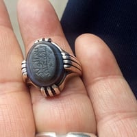 جزع بقري قديم صياغه يدويه ثقيله السعر ١٠٠ الف ٠٧٨٠٠٠٠٢٩٧٠