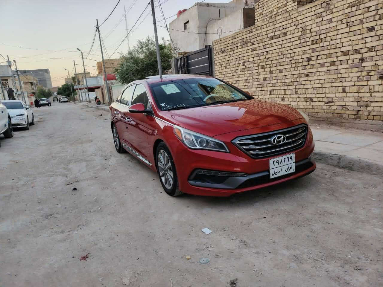 السلام عليكم
للبيع سوناتا وارد امريكي 
موديل 2017 
فئه Limtb فول الفول 
الحادث/جاملغ خلفي رش فقط صور الحادث موجوده
عداد المسافه 81ميل 
رقم اربيل باسمي تريد تحويل وكاله موجوده 
المواصفات 
محرم 2400Gbl
بصمه
فتحه 
شاشه 
كاميرا دواره 
فول تحكم
نضام ترحيب 
ويال كب  17
لد خلفي امامي 
كشن جلد 
تدفئه تبريد 
دواخل بيجي 
وباقي المواصفات 
سياره جديده 
الاستفسار الاتصال 
***********
السعر 145وبيه مجال
تحياتي
