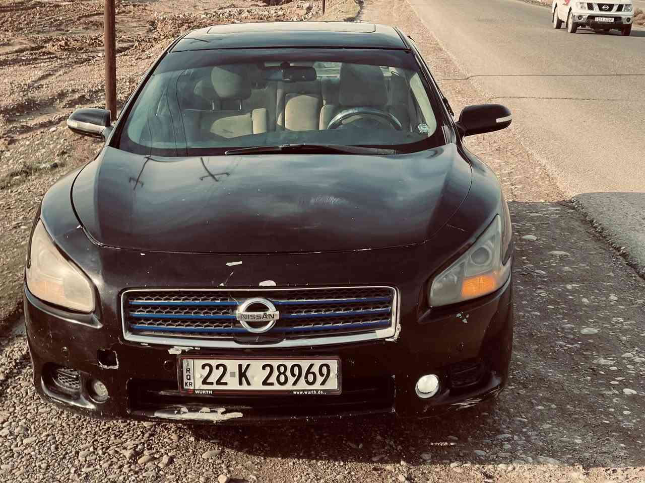 سلام عليكم نيسان مكسيما 2011 خليجي فول موصفات SV فتحه بصمه كشنات كهربائي  حفظ ميموري 3 وضعيات تحكمات ستيرن مثبت سرعه شفتات موصفاتها معروفه تدفئه تبريد قطعتين  دفتر بانزين منضومه غاز سياره V6 مكينه3500 السياره قطعتين صبغ اثر جلح بدون حادث بونيد وصندوك وبيها طخه  بسيطه بل دعاميه لورا مثل ما موضح بلصور السياره مرتبه ومال جنايه ومصروف عليها
السعر 88 وبيها مجال للطيبين
عنوان كركوك
(***********)
