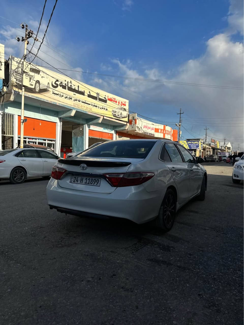 كامري 2016
كير و مكينه بشرتن 
رقم وسنوي جديد 
حيزام صبغ 
سعر 112 
*********** زاخو, دهوك
