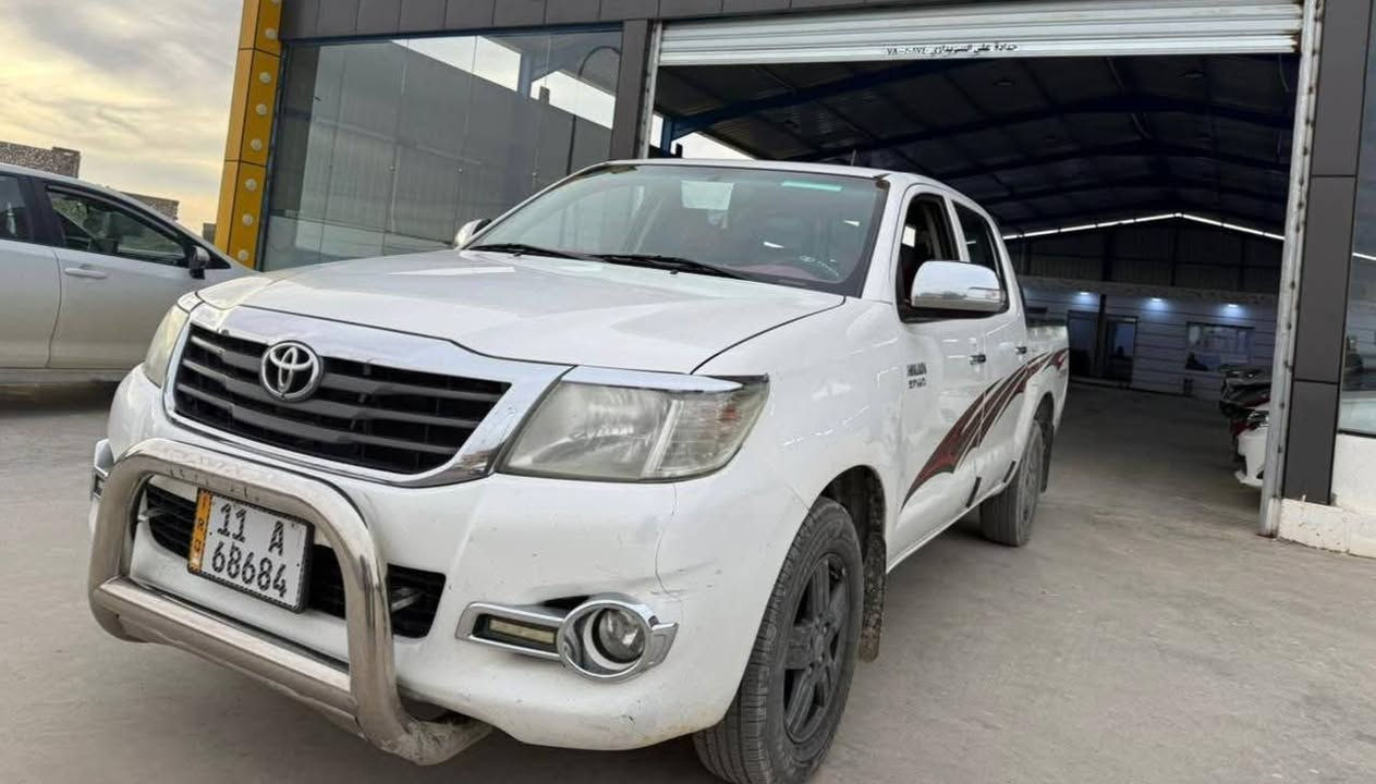 بيكب تيوتا
موديل ٢٠١٤
شاصي ١٢
شركة ساز
كير اوتو
محرك ممفتوح
مكفوله من الصبغ 
بيه بارد بسيط 
باب سايق 
وبل بدي امام التاير الخلفي من الجهه اللخ
رقم بغداد دولي 
تحويل مباشر 
السعر ١٩٠ وبي مجال
المكان الانبار 
الرقم ***********
