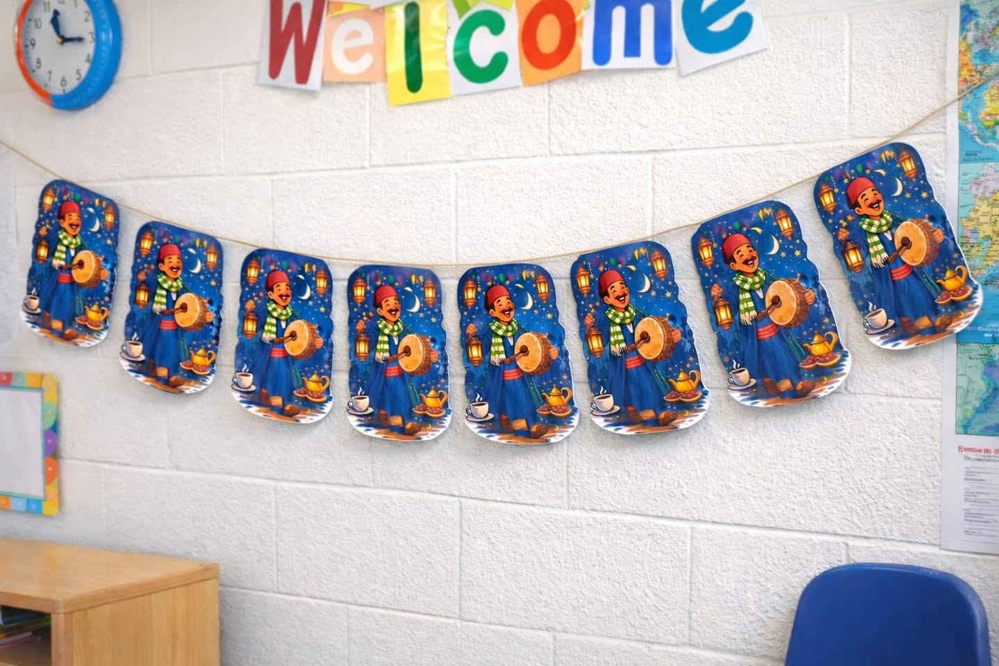 🌙✨ بكج رمضان للمدارس والروضات ✨🌙
للمهتمين بغرس حب شهر رمضان في نفوس تلاميذهم وإضافة أجواء روحانية جميلة داخل الصف 🤍📚
خلي صفكم يلمع بأجواء رمضانية مميزة ومتكاملة ✨
🎁 محتويات البكج:
📸 إطار للتصوير بتصميم رمضاني مميز (مثالي لصور الذكرى)
🎊 نشرتين رمضانية (عدد 2) – طول كل نشرة 2 متر
🖍️ لوحات ترتيب السبورة بتصاميم رمضان الجميلة
🚪 ستيكر باب مكتوب عليه:
🌙 رمضان أحلى مع صف … (يُكتب اسم الصف حسب الطلب)
🗓️ إمساكية رمضان حجم A4 لاصقة للصف
كل التصاميم بألوان ثابتة وجودة طباعة عالية 👌
إمكانية تخصيص الاسم + اسم المدرسة ✨
📌 الكمية محدودة حتى نضمن سرعة التنفيذ
📩 للحجز والاستفسار راسلونا خاص
— My print للطباعة المميزة 🌙💛
#بكج_رمضان
#تزيين_مدارس
#تزيين_روضات
#أجواء_رمضانية


**إذا كنت صاحب هذا الإعلان وتريد حذفه لأي سبب، رجاءا أرسل رسالة إلى الدعم الفني**