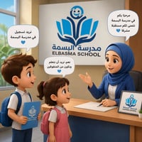 مدرسة البسمة • تسجيل صف أول ٢٠٢٦-٢٠٢٧ • الرمادي البوفراج