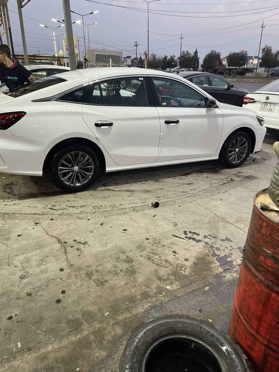 السلام عليكم ام جي جي تي موديل 25 سياره ولاغلطه تحكم ستيرن شاشه ديجتال كشانه جلد فول اوتو  تنفس طبيعي كير 8نمره سياره بوضع الشركه خارجه من الضمان ولا شخط ولا صبغ ولا رصعه ماشيه10الف كلش نظيفه شرط ريحه الشركه بيه السعر(123$)شرط الكشانه الخلفيه محد كاعد عليهن ***********
