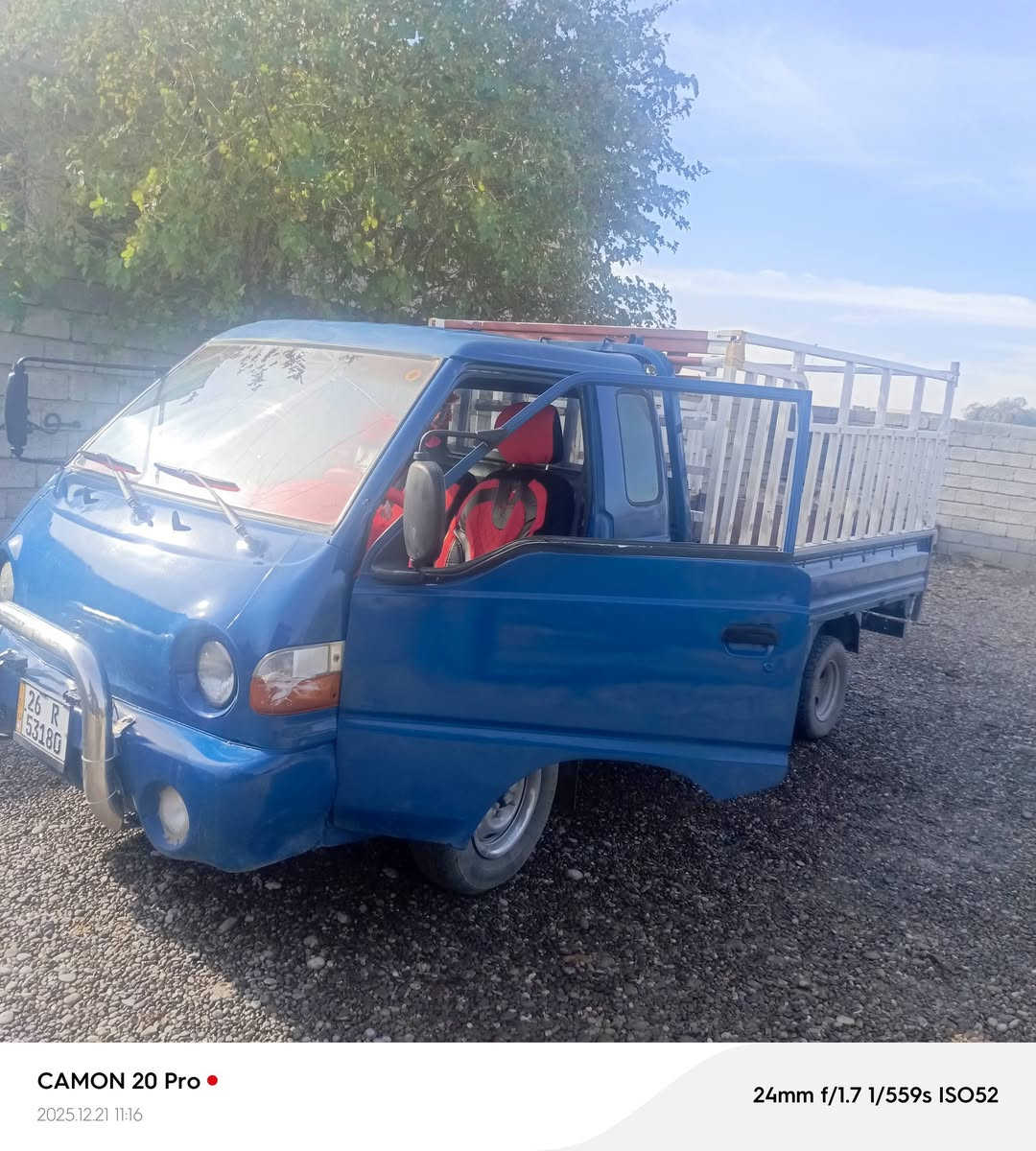 سلام عليكم
كيه هوندابورتر موديل 97 رقم صلاح الدين انكليزي بسمي سنوية 2030 محرك كير اكسل كله باتريكهربايات كلهاشغاله سياره جاهزه للشغل
مصبوغه عام  بيهاتصليح باب السكن والتكمه الباقي جماليه
السعر 50 ورقة بيها مجال قليل ***********
