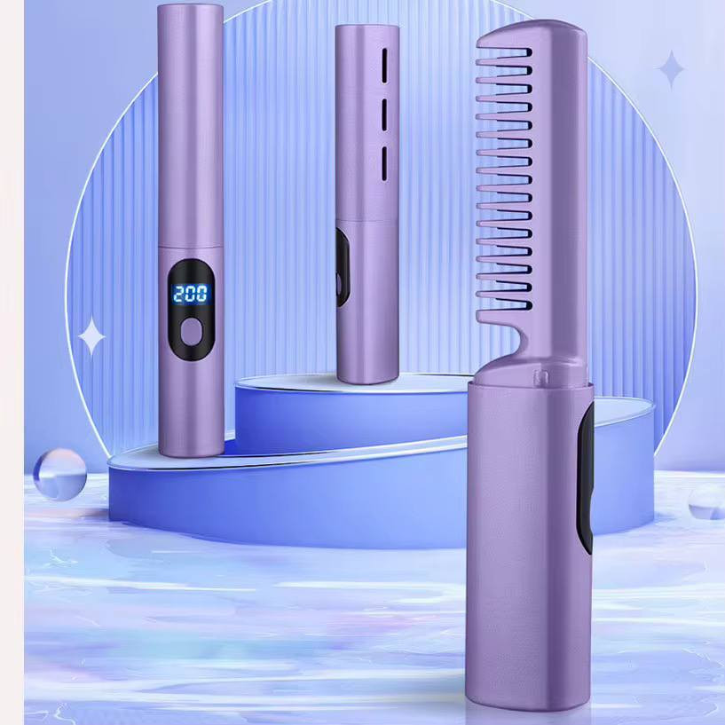 مشط فرد الشعر الحراري اللاسلكي Mini Flat Comb بشاشة رقمية
مشط فرد شعر حراري لاسلكي بتصميم خفيف ومحمول، مزود بشاشة رقمية لعرض درجة الحرارة وتحكم سهل بثلاث مستويات حرارة مختلفة ليناسب أنواع الشعر المختلفة.

• تصميم لاسلكي خفيف الوزن (120 غرام) سهل الحمل والاستخدام

• 3 درجات حرارة: 150° – 160° – 180° مئوية

• شاشة LED رقمية لعرض درجة الحرارة

• بطارية ليثيوم 4000mAh بسعة كبيرة (حتى 70 دقيقة استعداد)

• تسخين بدرجة حرارة ثابتة مع طبقة عناية سيراميكية للشعر

• نوع الاستخدام: فرد وتمليس الشعر
• درجات الحرارة: 150°C – 160°C – 180°C
• الدرجة الافتراضية: 160°C
• زمن التسخين: حوالي دقيقتين إلى 100°C / 5 دقائق إلى 170°C
• القدرة: 7.5 واط
• الفولتية: 3.7V
• الإدخال: 5V–2A
• نوع البطارية: ليثيوم 4000mAh
• الوزن: 120 غرام
• منفذ الشحن: Type-C
• عنصر التسخين: Heating Film
• عرض الدرجة: مؤشر LED

محتويات العلبة:
• مشط فرد شعر حراري لاسلكي
• غطاء حماية (Protective Sleeve)
• كابل شحن USB Type-C
• كتيب تعليمات الاستخدام


**إذا كنت صاحب هذا الإعلان وتريد حذفه لأي سبب، رجاءا أرسل رسالة إلى الدعم الفني**