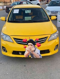 تكسي كورلا موديل ٢٠١٠ سيارة طخم جديد محرك مشدود جديد هيئة وغرامات صفر ...