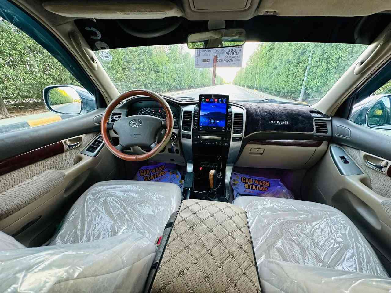 السلام عليكم للبيع او مراوس ملكه او شاهينه 
برادو GX خليجي 2004 مكينه 4 سلندر 2700  سبعه راكب 3 قطع تبريد ثلج داخل مخمل اشقر فور ويل حساس خلفي شاشه تسلا بيها صبغ قليل يم قبق البنزين فقط والباقي مكفوله من الصبغ بيها مكانات زغيره بارد باسمي تحويل مباشر مكينه وكير وحداديه مكفولات سنويه وهزه قبل اسبوع مجددهن مكاني بغداد المحموديه السعر 135 بيها مجال 
***********
