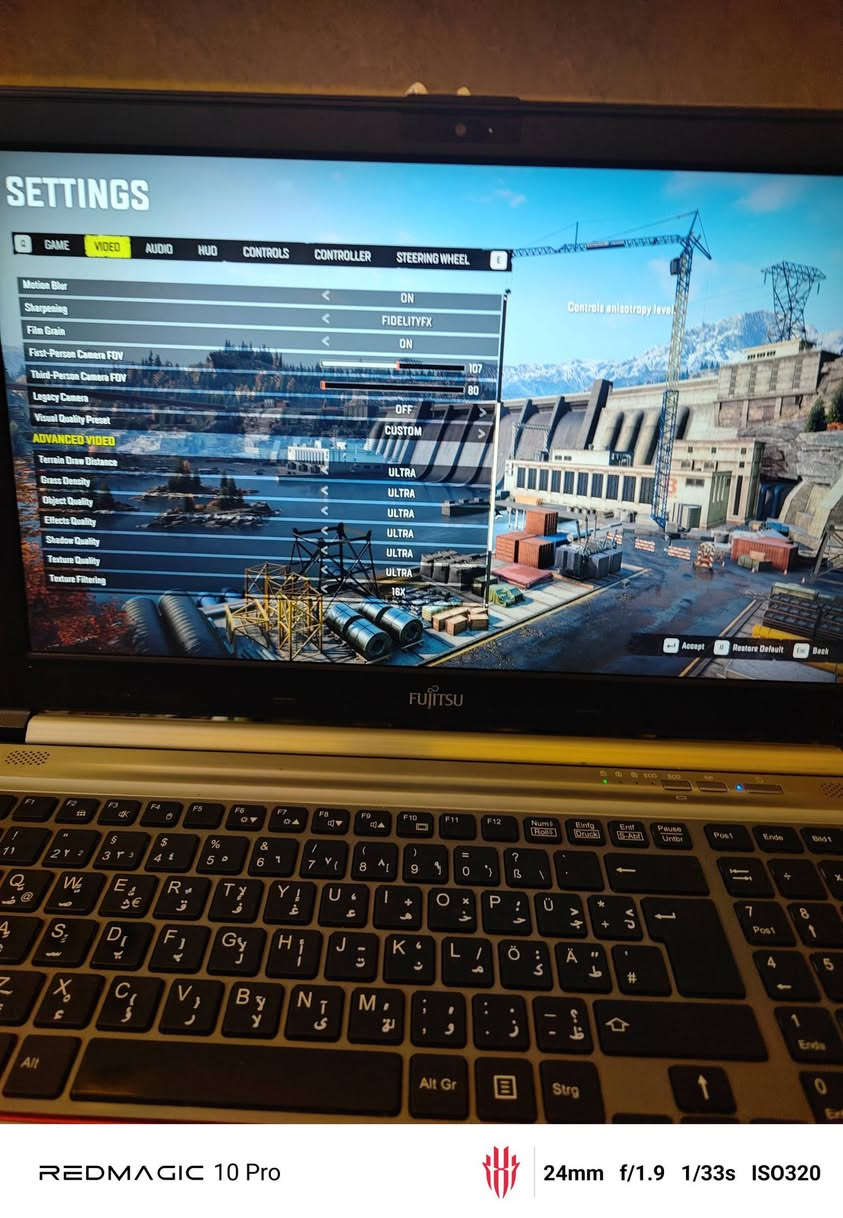 السلام عليكم
لابتوب فوجستو مواصفاتها
intel(R) Xeoin(R) E3-1505M v6 3.00 GHz
32 GB Ram -2400
Intel(R) HD Graphics p630 / 16GB
هارد عدد 2 ...BHDD TOSHIBA 500 G 
SAMSUNG NVMe SSD 500 GB
كامرة + بلوتوث + بصمة + حقيبة 
وهاي صور الالعاب الي عندي للبيع مكاني بغداد الكرخ 
سعرها 620 الف


**إذا كنت صاحب هذا الإعلان وتريد حذفه لأي سبب، رجاءا أرسل رسالة إلى الدعم الفني**