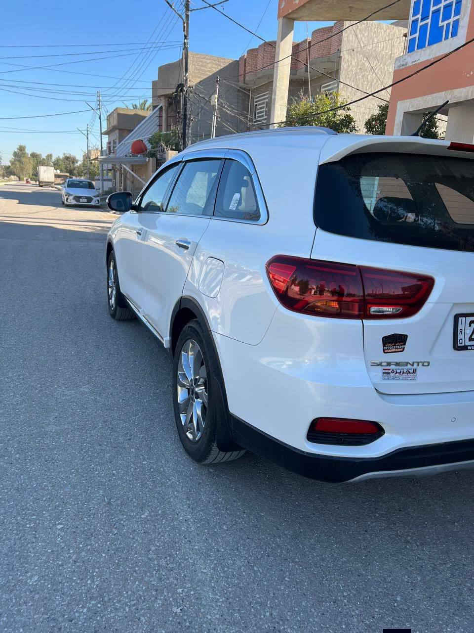 سورنتو خليجي 2019
للبيع او لمراوس 
السونار مرفق 
محرك ٦ سلندر 
رقم ديالى 
٣ قطع تبريد 
٧ راكب 
جنطة كهرباء 
كراسي كهرباء 
 بصمه
 كامرة 
حساس امامي وخلفي 
السعر 235
للتواصل ***********
