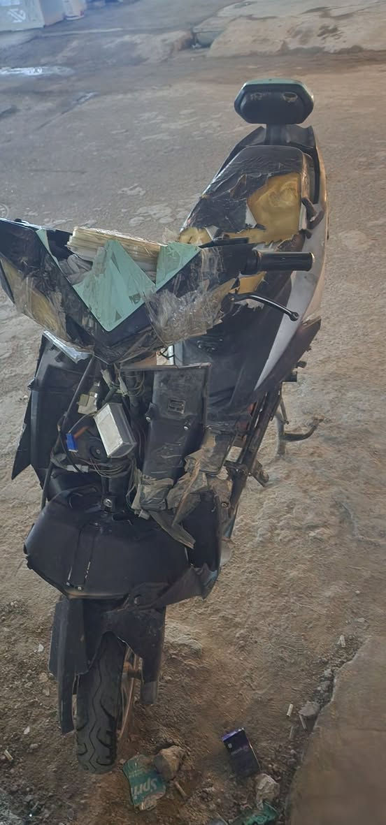 دراجه شحن للبيع كفرات تعبانه الدراجه شغاله بطاريات نص عمر السعر ١٥٠ الشراي يتصل ***********
