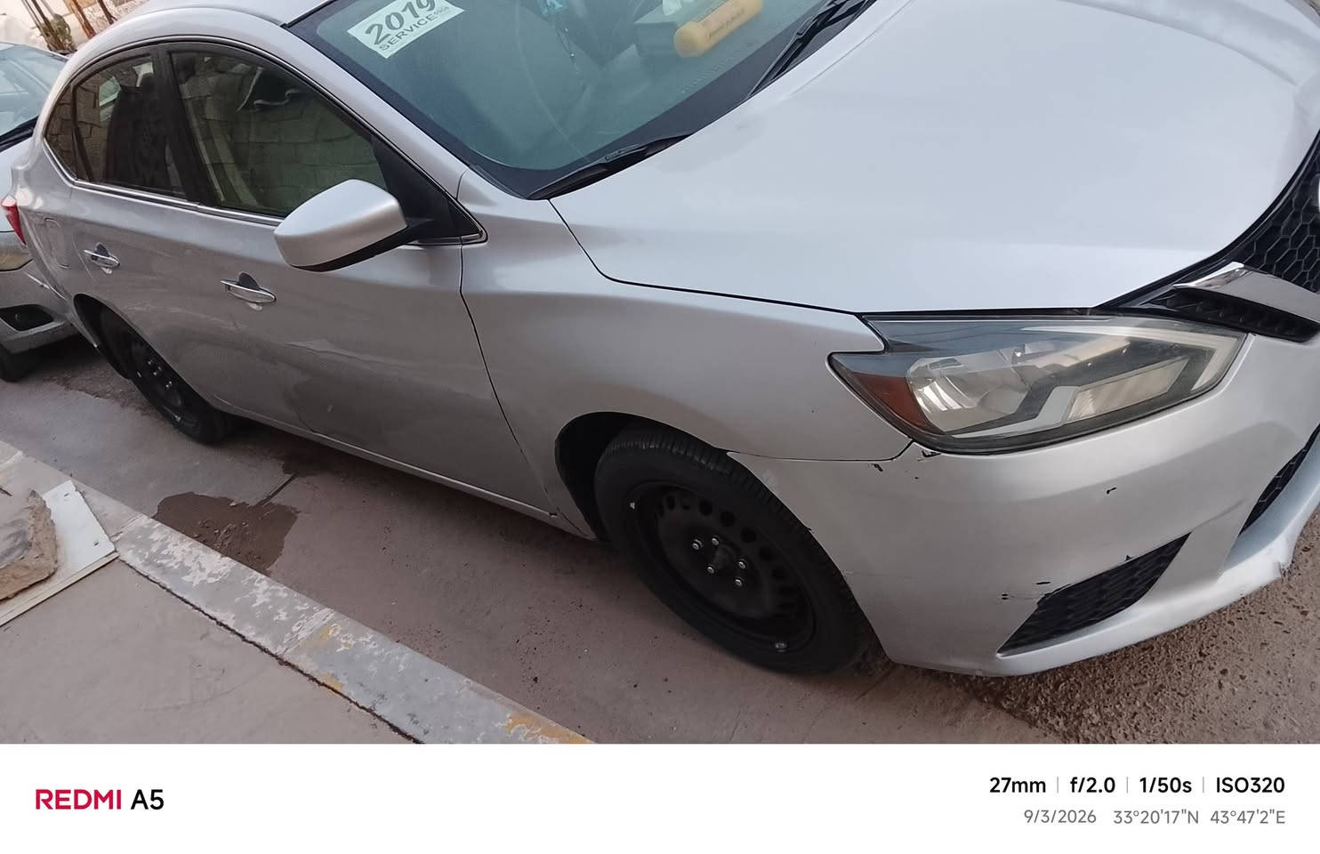 السلام عليكم ورحمه الله
من رخصة الاخ الادمن المحترم 
نيسان سنترا موديل 19 كلش حلوه ونظيفه 
داخل سياره بحاله جيده جداً رادار تحكمات ستيرن حادثها باب السايق..
تخم تاير جديد بطاريه جديده تبريد ثلج تدفئه شغاله كير محرك مكفولات شركه.
السعر شده وبيهه مجال..
مكلف بالنشر مكلف بالنشر مكلف بالنشر 
عنوان بغداد السيديه هاتف ***********
