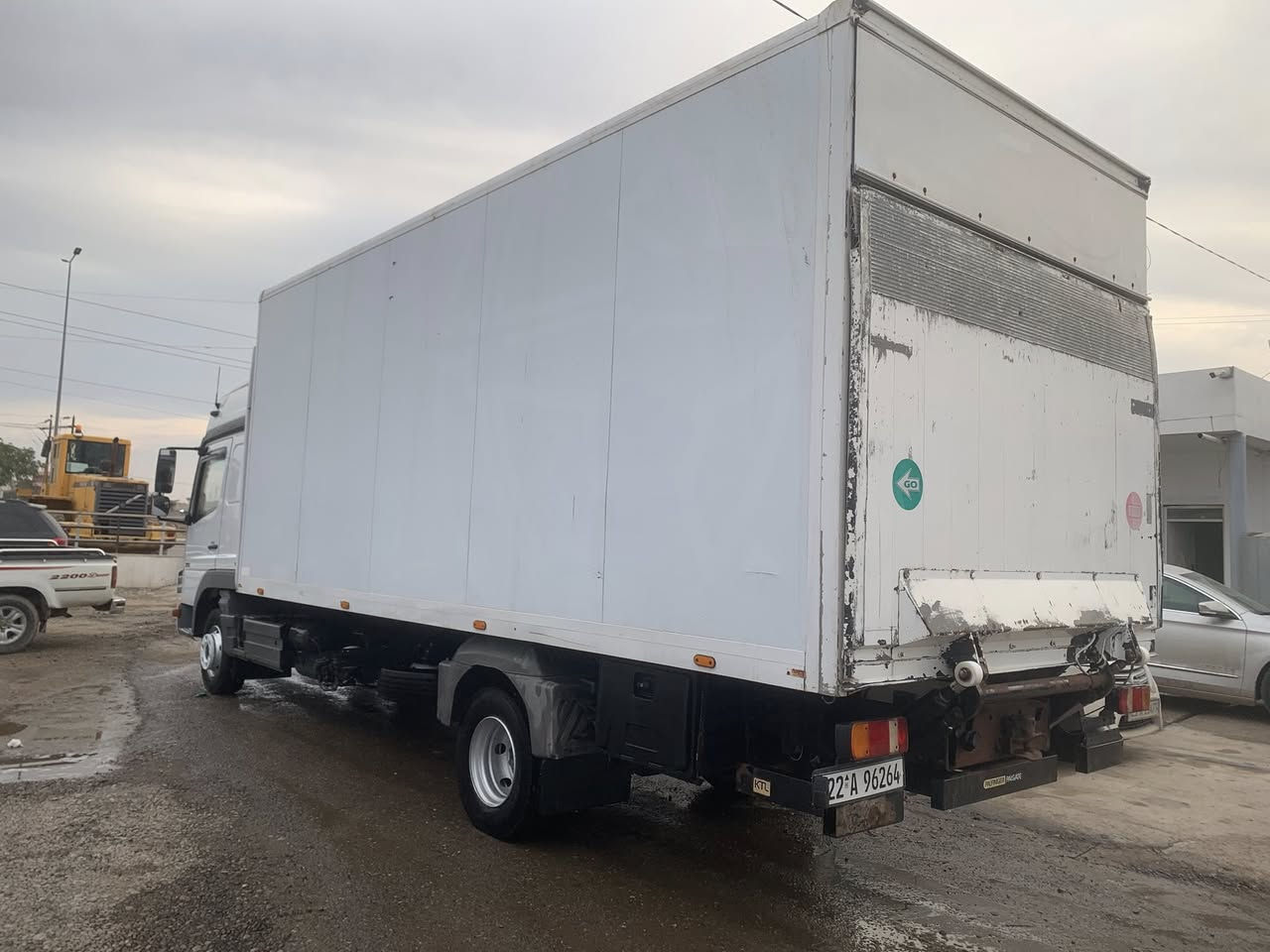 اتيكو حجم 818 كير عادي 6 نمرة محرك 4 سلندر و 6 برغي بوكس حافظة طول 6.20 متر نظيفة كلش ومكفولة كفالة عامة فحص وهزة ورقم جديد وتخم تاير جديد وبدون صبغ 
وكير ومحرك واكسل وشاصي وقمارة بشرط

موديل / 2009

السعر / 260$

اوقات الاتصال من ساعة 9:00 صباحاً حتى ساعة 8:00 مساءاً

***********
***********
***********

عنوان / كركوك شارع المطار مقابل جسر واحد حزيران

معرض الرافدين المركزي للسيارات الثقيلة
