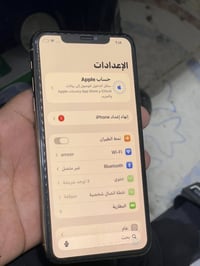 ايفون 11 برو ماكس ذاكره256  بطاريه97 بلاد  ضهر مكسور فقط  سعر 325  دبل...