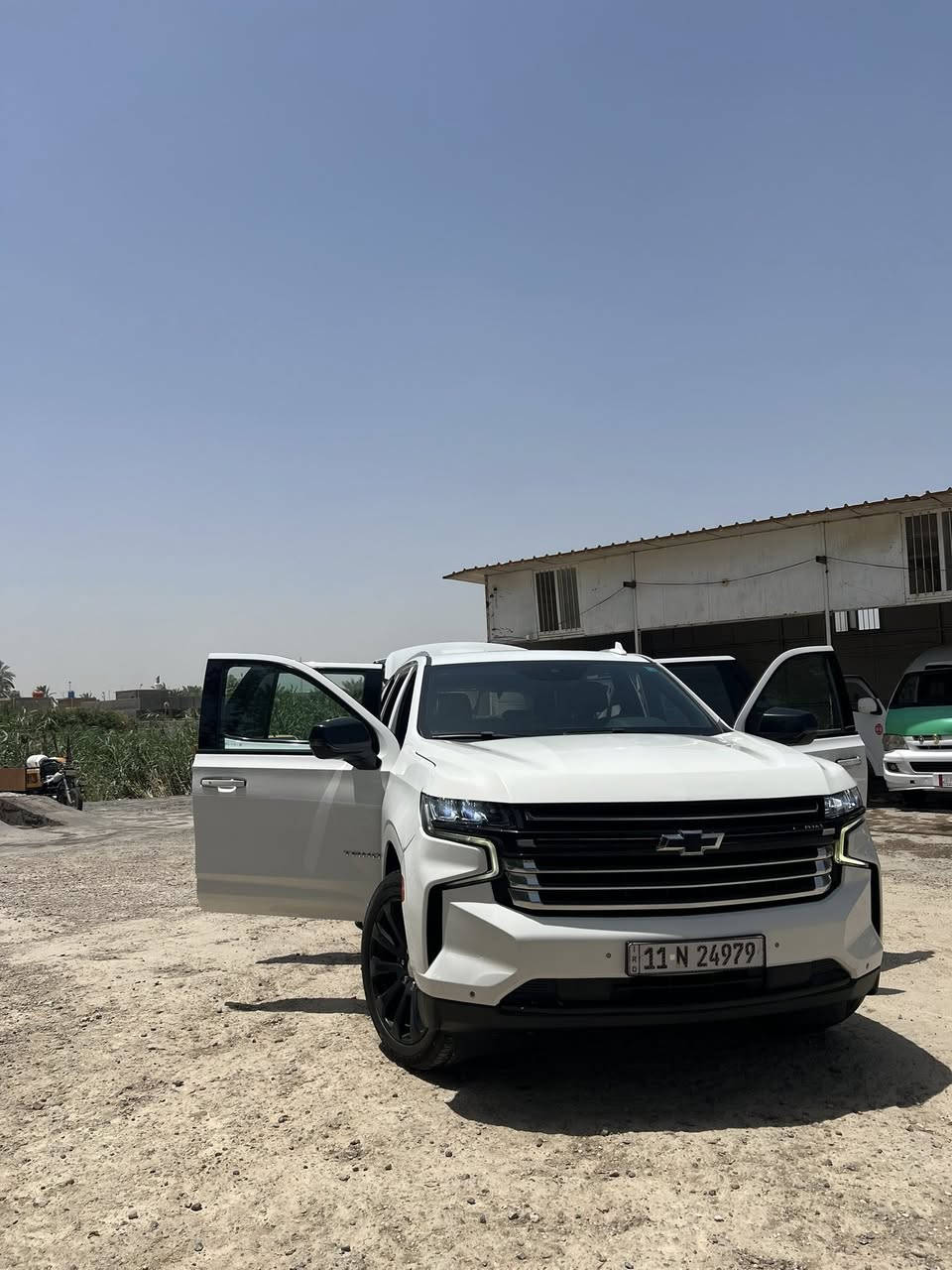 تاهو موديل 23 فول موصافات من البنورما كشنات تبريد  وكهرباء حساسات رادارات VIPالسياره جاهزه مكمله للأخير بيها صبغ دعاميه وبنيد شويه وارد امريكي 
1كشنات كهرباء 
2جكمجه كهرباء 
3دواسات كهرباء 
4كشنات تبريد 
8سلندر
9لون ابيض 
10في اي بي 
11تخم تايرات جدد 
12 سياره فول موصفات وفي اي بي من عده الفتحه 
موديل 23 سعر سياره 450$ وبيها مجال للتواصل الرقم ***********

