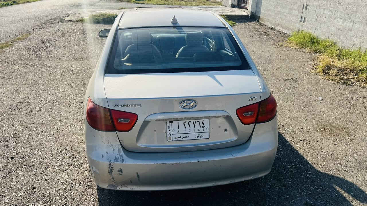 أفانتي 2009 خليجي بأسمي  محرك 1600 عالي مصبوغة عام بيهة تنقيص قليل السعر 86 وبيهة مجال للأستفسار الأتصال ***********
