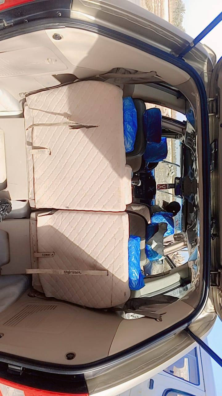 سلام عليكم
انتروج  سيدونا مديل ( 7 ) رقم بغداد 
سنويه  ل 27 بسمي 
السياره جاهزه  شرط  
مكينه 3800 شرط وكير شرط 
حداديه جديده 
تبريد 🥶 شرط 3قطع 
تايرات تخم جديد 
باتري جديد 
بيه صفحه صبغ بدون اي ضربه بدون معجون اثر جراد   
مكاني  سماوه 
للستفسار 
***********
***********
