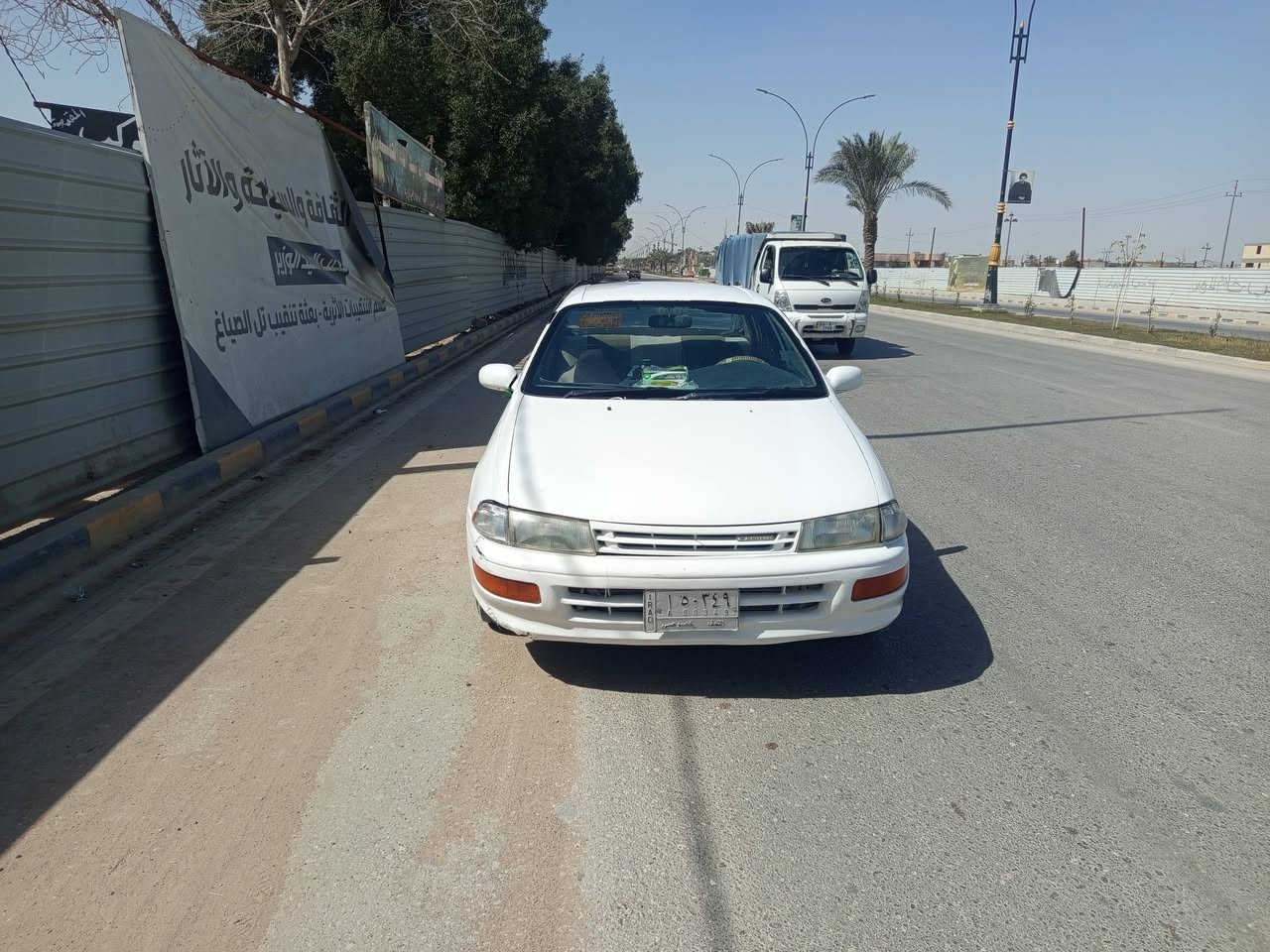 السلام عليكم كارينا 92 جديده كير محرك حداديه كله بالباكيت تخم.تاير ويل جديد مكان السياره نجف السعر 38 رقمي ***********
