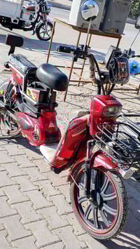 دراجه شحن His 2024 دراجه عل فحص بطاريات 9 ونص سبيكر بلوتوث نظام ترحيب ...