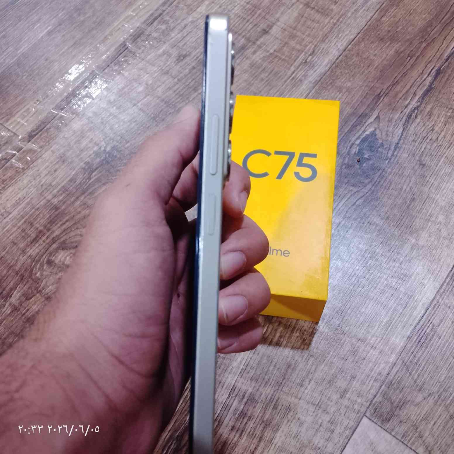realme C75 جهاز نضيف مامستعمل هواي سعره 250وبي مجال فقط شاحنه ماكو ويا
***********
