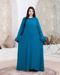 دراعة العيد • لينن ملكي • مقاسات كبيرة